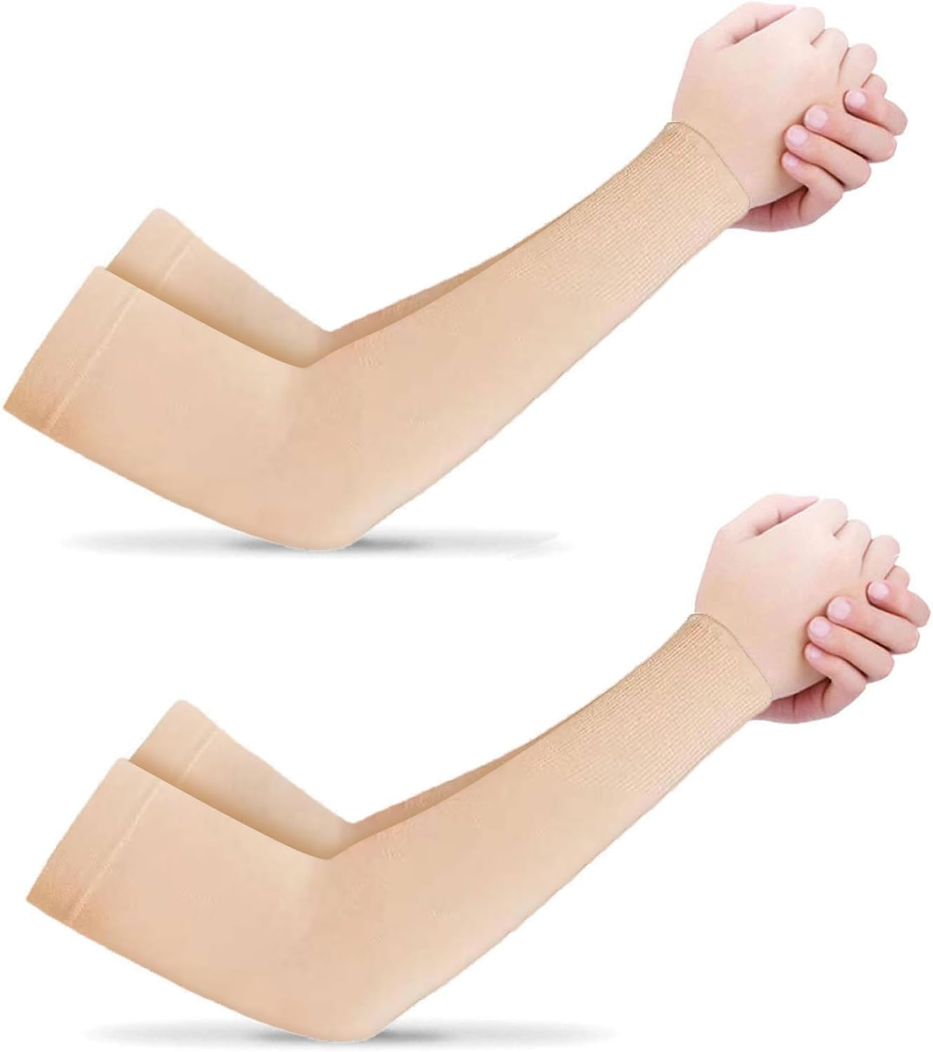 Arm Sleeves for Women Men Youth|Upf 50 Arm Warmers UV Sun Protection Arm Cooling Sleeves, H HOME-MART One Size Sun Protection Arm Sleeve Cover Tattoo image number 1