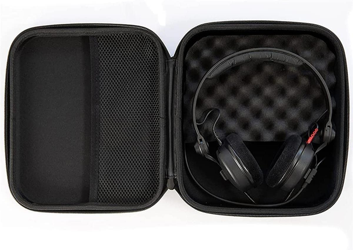 Sennheiser HD 25 Special Edition Closed-Back On-Ear DJ & Monitoring Headphones | Rotatable Capsule for Single-Ear Listening | Exclusive Carry Case & Velour Ear Pads | Black (509271) image number 3