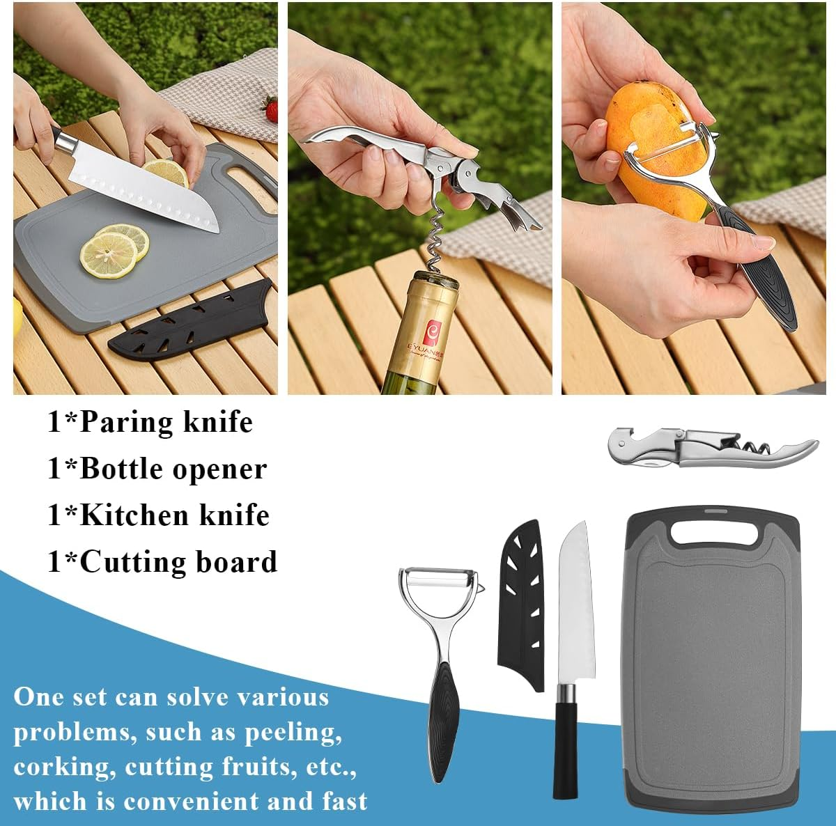 Kyraton Camping Cooking Set 15 Pack, Camping Cookware, Camping Essentials, Portable Camping Kitchen Utensil Set, Ldeal for Backpacking, Barbecuing, Camping and Hiking Trips. image number 4