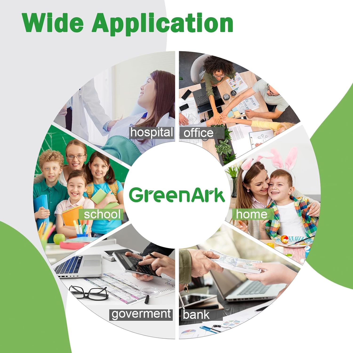 Greenark GI-61 Ink Bottle GI 61 Ink Replacement for Canon PIXMA G3620 G3625 G3630 G3660 G3670 G3675 G3680 G3690 G4670 G4680 (4Pack) image number 2