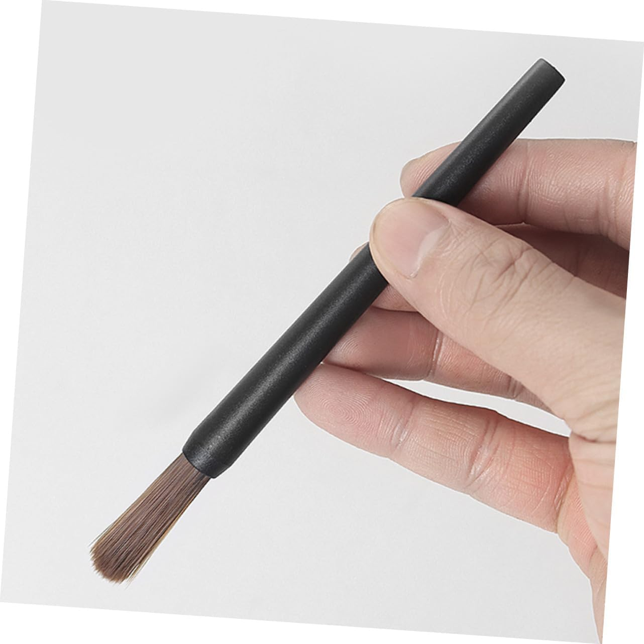 BIUDECO Small Portable Coffee Cleaning Brush with Fine Bristles Gentle Handle Convenient Espresso Machine and Grinder Cleaner for Coffee Grounds Tea Powder Sugar Baking Use image number 2