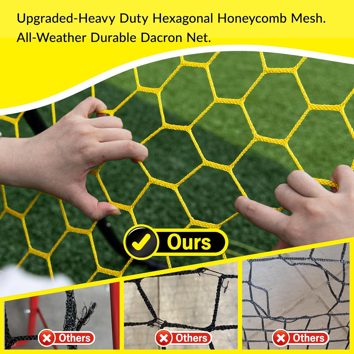 Happy Jump Portable Soccer Rebounder Net for Soccer Training Practice image number 6