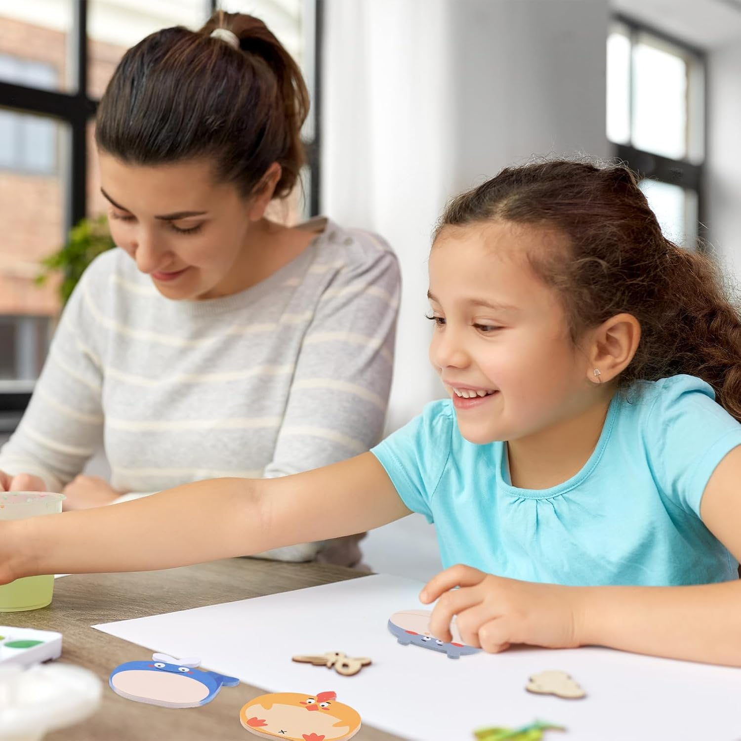 Cute Sticky Notes, 24 Pieces Cartoon Animals Sticky Kawaii Notes Fun Sticky Notes Cute Notepads Last Day of School Stationery Supplies for Office Kids Students Roommates Tab image number 2