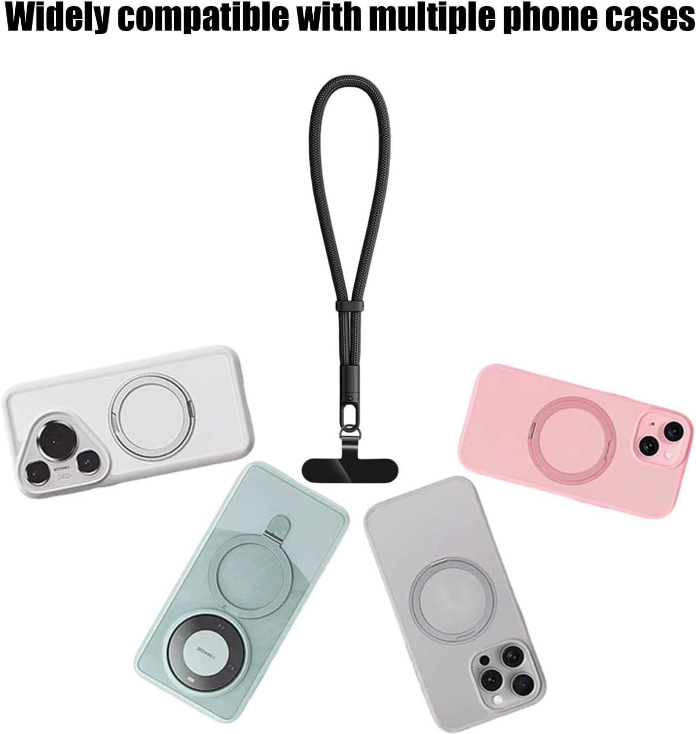 Xolixorium Hand Cell Phone Wrist Strap, Premium Adjustable Mobile Phone Lanyard, Universal Multifunctional Wristband for Smartphones & Accessories. image number 2