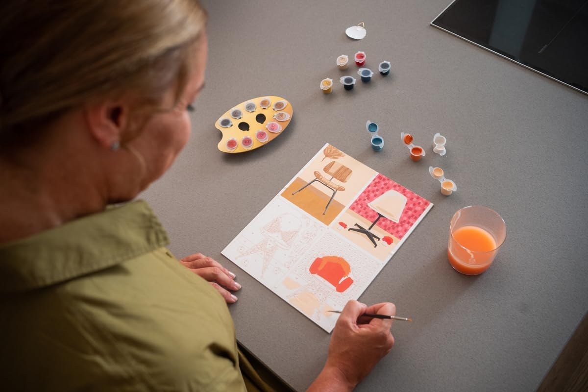 Ravensburger Malen Nach Zahlen 20153 - Take a Seat - Ab 12 Jahren image number 1