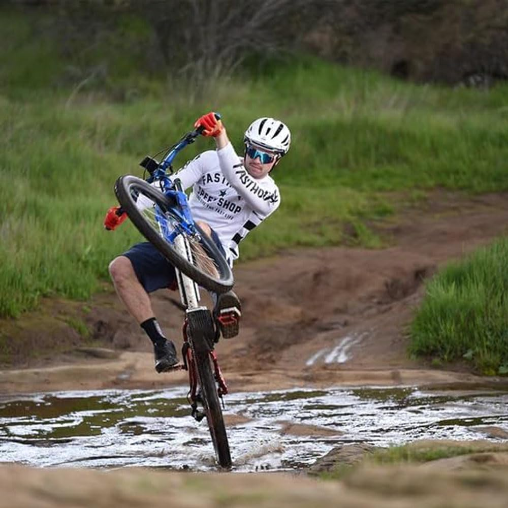 Polarized Sports Sunglasses the Original Sunglasses Wide Fit Blue Lens Windproof Sports Eyewear Unisex Sports Goggles Outdoor Eyewear Ideal for Driving Running Climbing Fishing and Golf image number 3