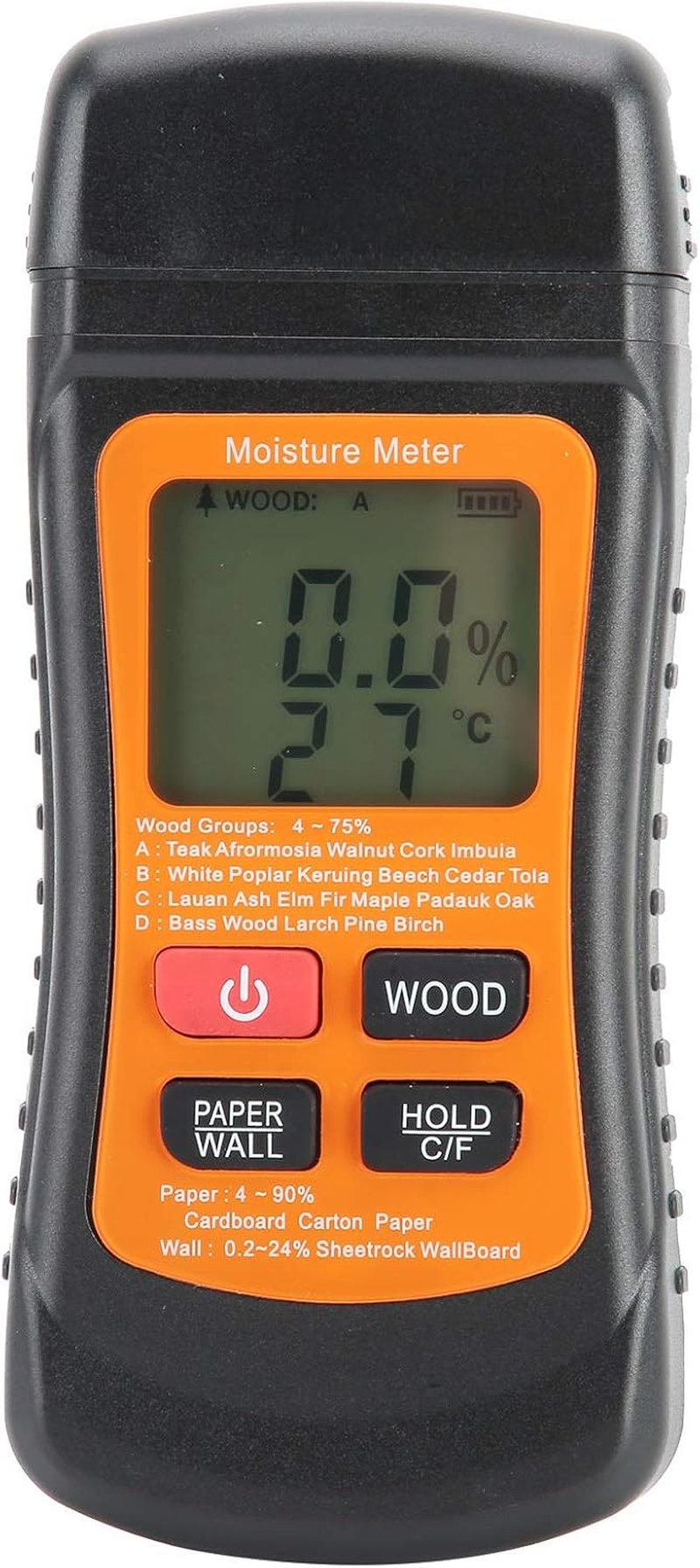 EVTSCAN Digital Wood Meter Humidity Tester Damp Detector for Woodworker image number 3