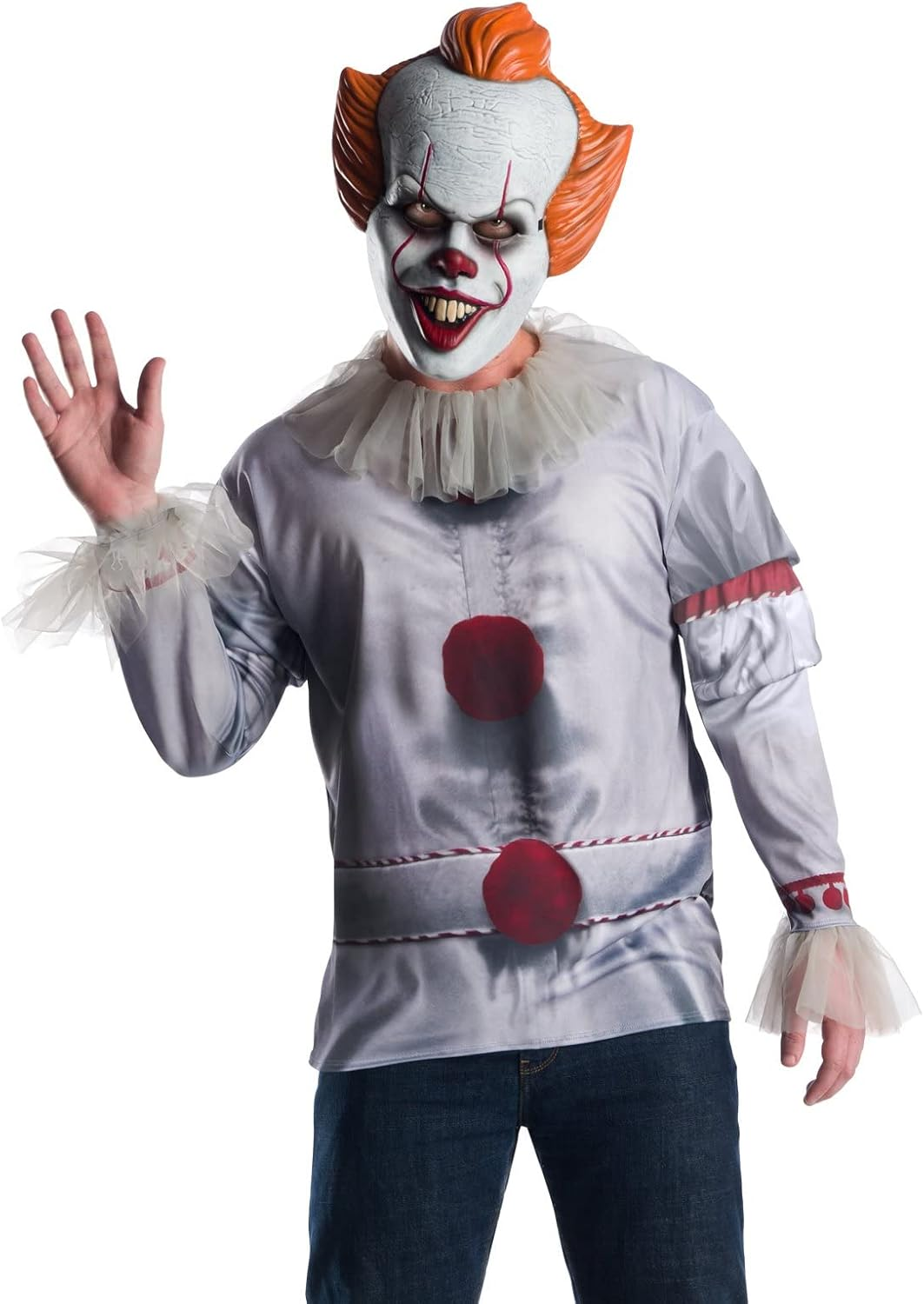 Pennywise 'IT' Movie Costume Top for Adults - Warner Bros 'IT'