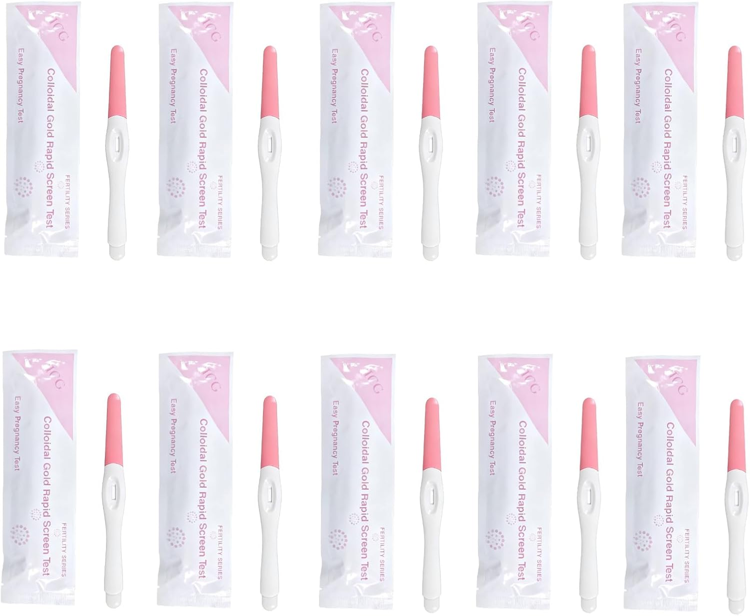 10Pcs Pregnancy Test Stick, Quick Hcg Test Easy at Home Test, First Response Pregnancy Test, Easy to Use, Accurate Sensitive image number 5