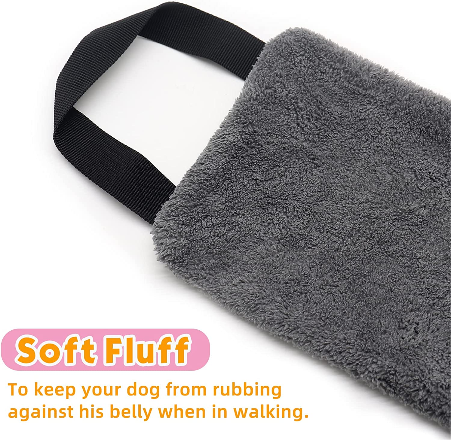 Dog Lift Support Harness Worthplanet 15 X 120Cm Portable Dog Sling for Back Legs Hip Support Harness to Help Lift Dogs Rear for Rehabilitation and Walking for Disable Injured Elderly Pet W280007 image number 4