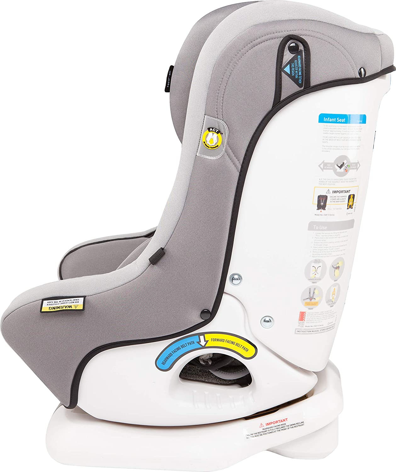 Infasecure Attain Premium Convertible Car Seat for 0 to 4 Years, Day (CS8113) image number 3