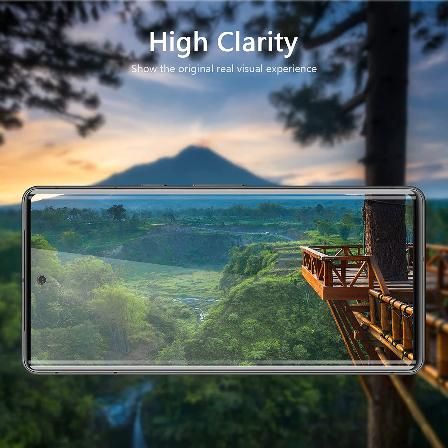 Cnarery Screen Protector for Google Pixel 7 Pro, 2 Pack Fingerprint Support Unlock Tempered Glass [Easy Installation] [Bubble Free] image number 4