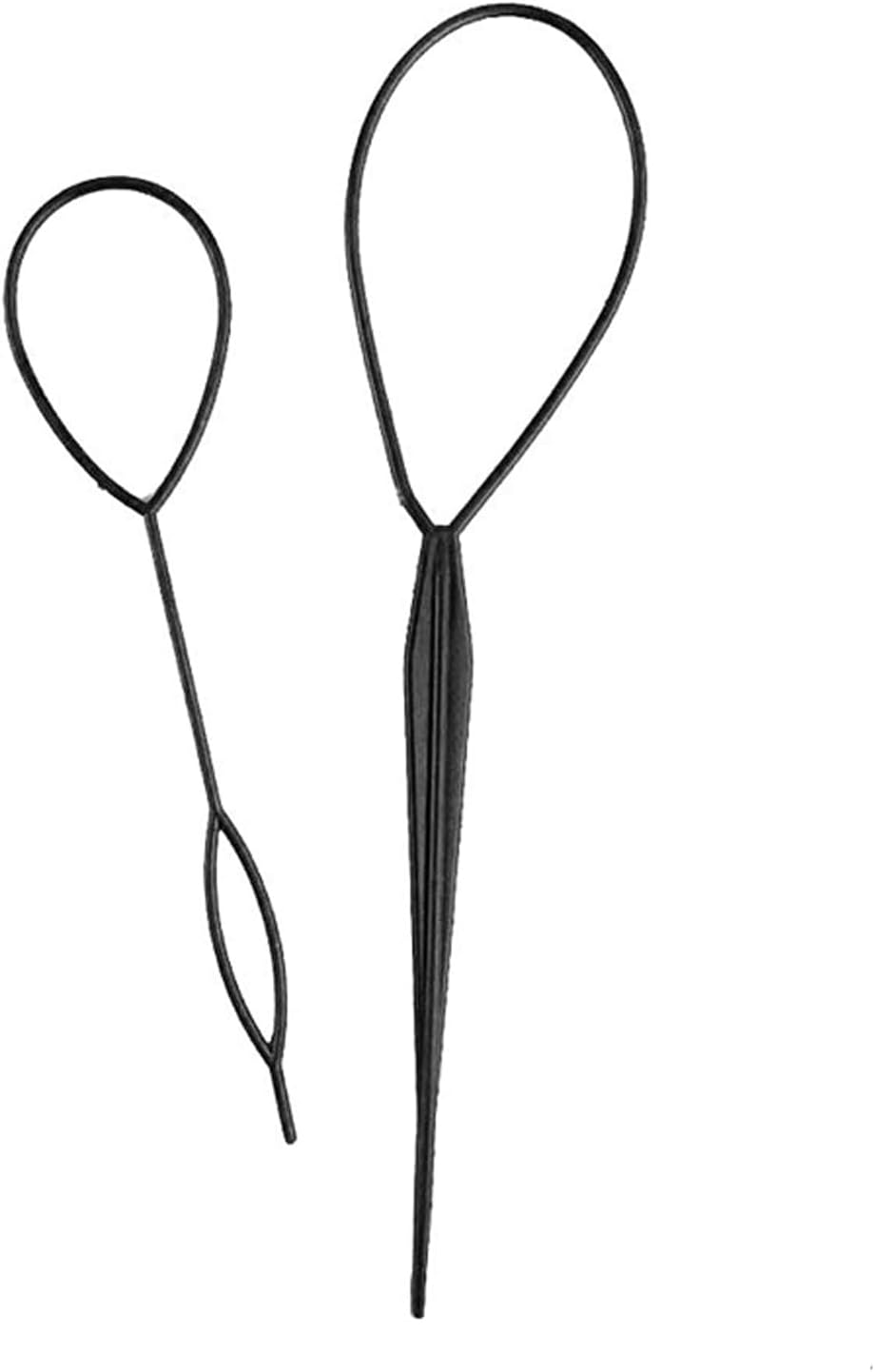 Hair Styling Tool Set Topsy Tail Ponytail Maker Braid Ladies Girl Clip Loop image number 3