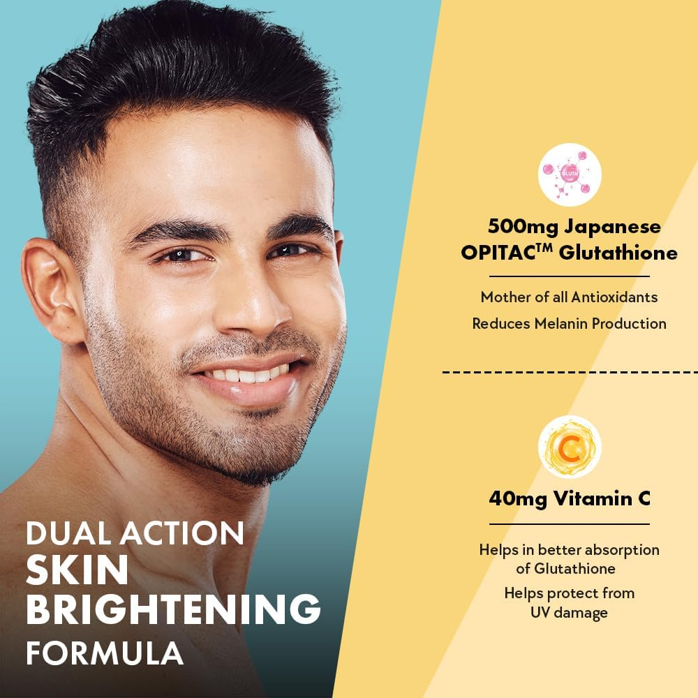 Chicnutrix Glow- 40 Effervescent Tablets| Japanese Glutathione & Vit. C| Antioxidants for Clear, Glowing Skin| Sugar-Free, Strawberry-Lemon Flavour image number 5