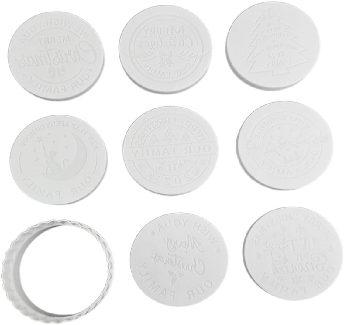 LABRIMP Party Cookie Molds Christmas Cookie Stamp Mold Kitchen Baking Tools for DIY image number 1