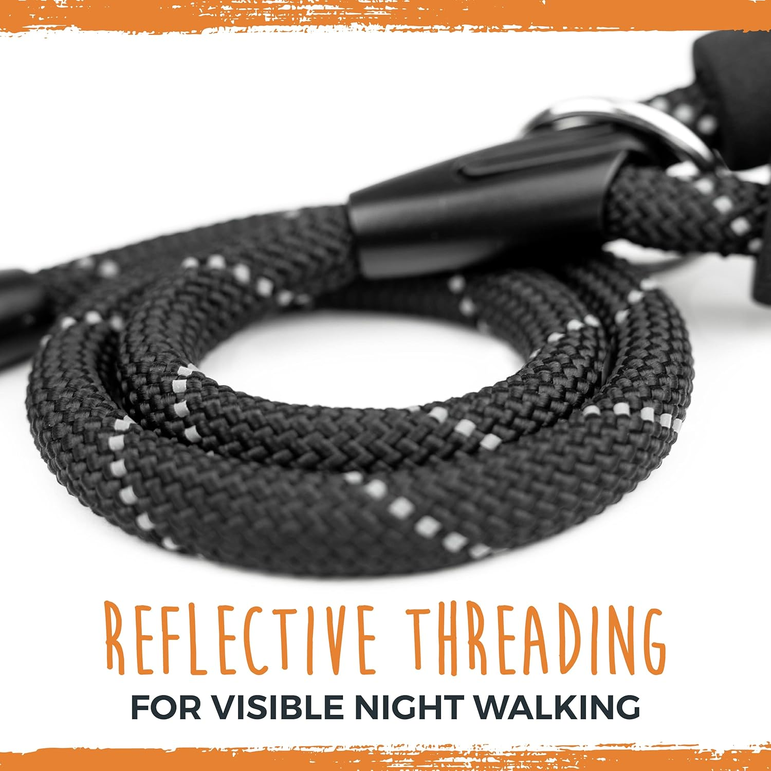 Mighty Paw Double Dog Leash | Dual Dog Leash, Two Dog Leash, Multiple Dog Leash for 2 Dogs, Double Leash for Dogs, Leash Splitter for Large and Small Dogs, 2 Dog Leash, Double Clip Dog Leash Coupler image number 4