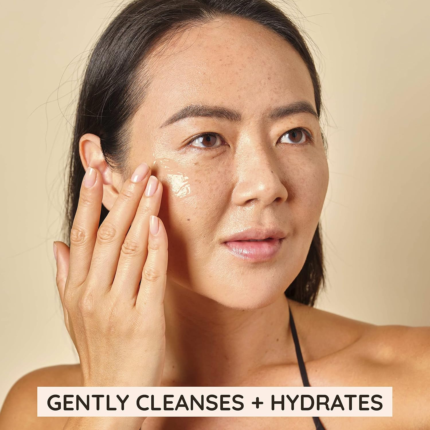 Aveeno Calm + Restore Nourishing Oat Facial Cleanser for Sensitive Skin, Gentle Face Wash with Nourishing Oat & Calming Feverfew, Hypoallergenic, Fragrance-Free, Refill Pouch, 16 Fl. Oz image number 3