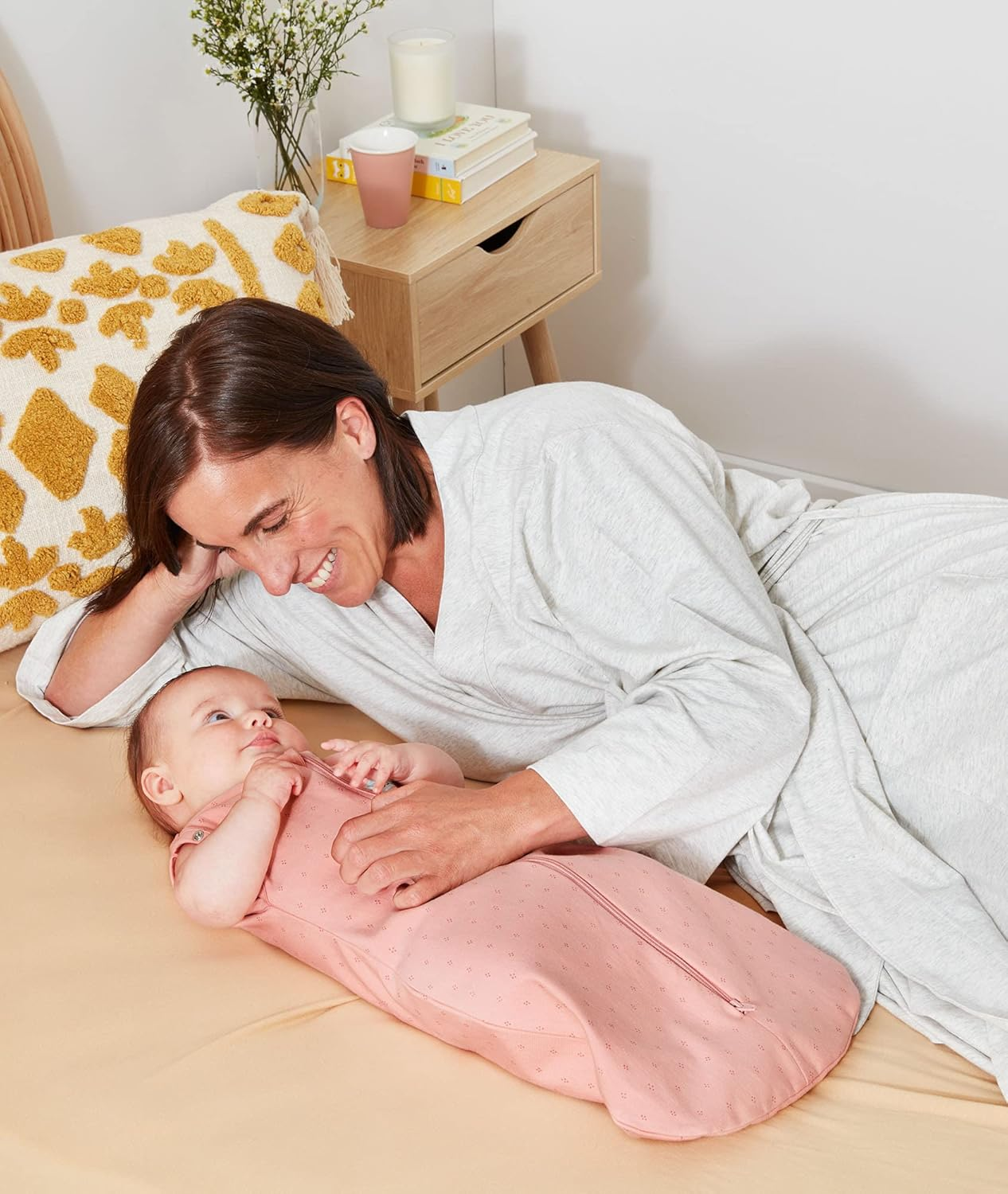 Ergopouch Cot Organic Cotton Fitted Sheet, Wheat