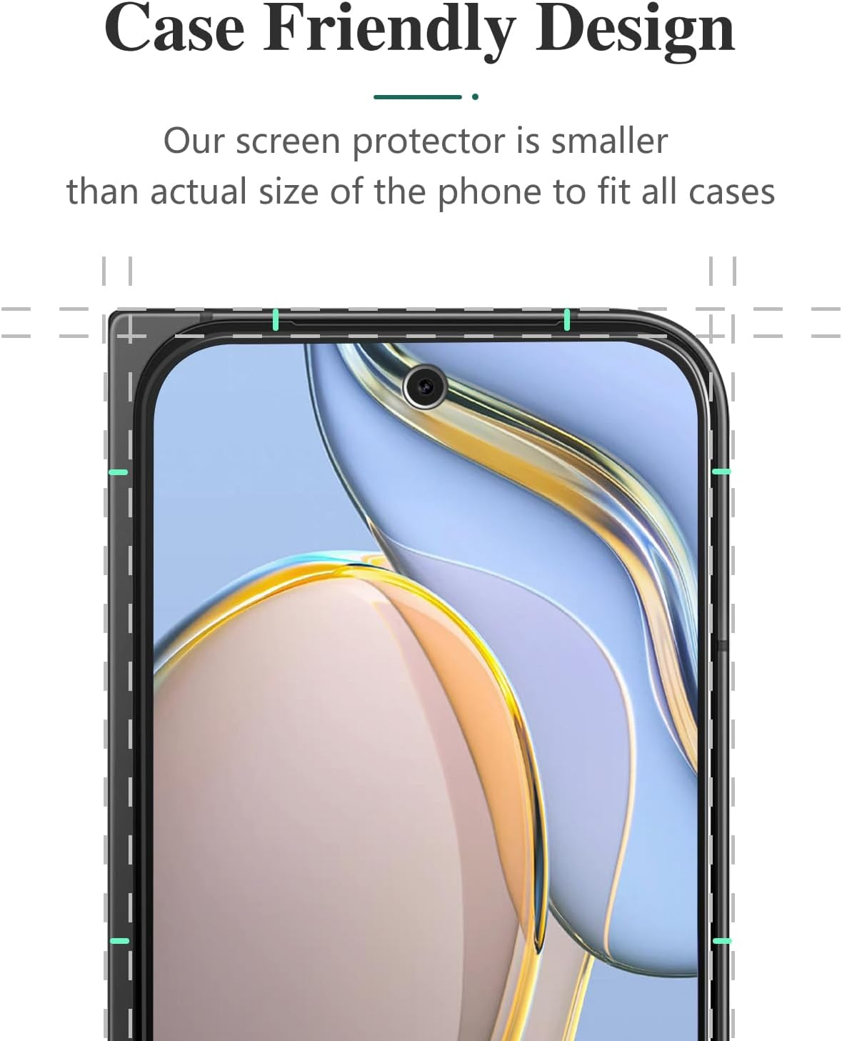 Pokolan 3 Pack Screen Protector for Google Pixel 9 Pro Fold Tempered Glass, 9H Hardness, Case Friendly, No Bubbles, anti Scratch, Ultra Resistant image number 4