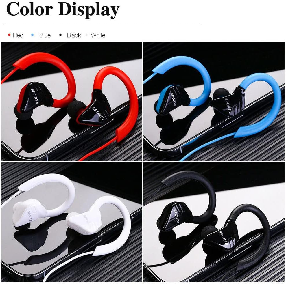 Sports Ear Hook Run Headphone Earbuds Aux 3.5Mm Jack in Ear Earphones with Mic image number 6