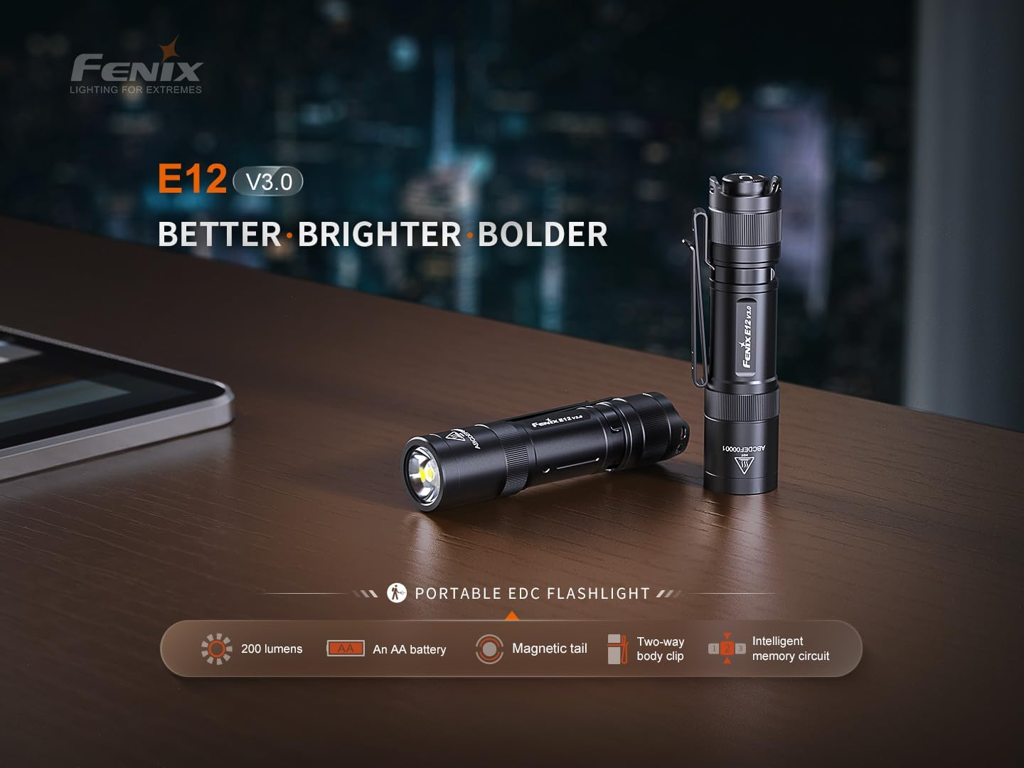 Fenix E12 V3.0 EDC Flashlight image number 4