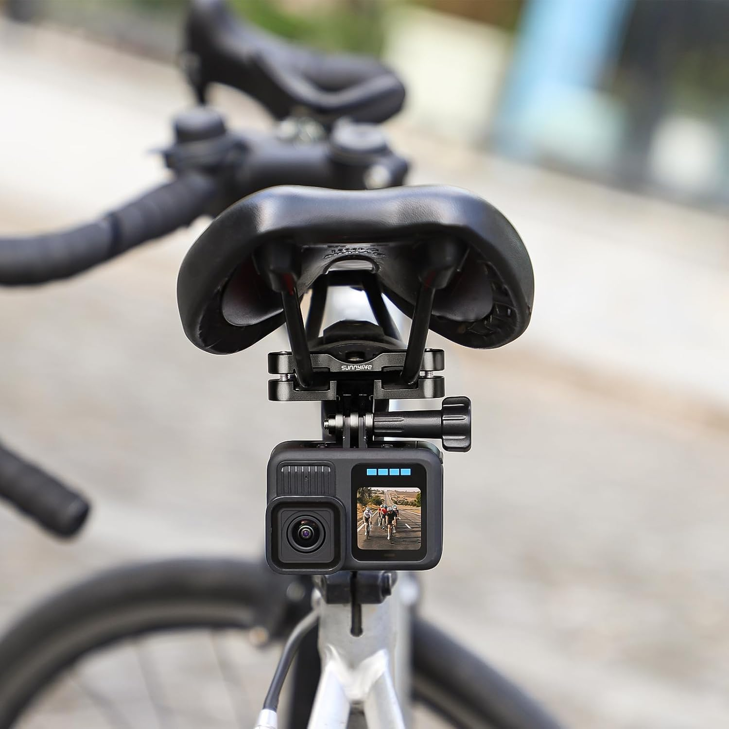 Fututech Bike Seat Mount for Action Camera Mount for Gopro 13/12/11/10/9 Saddle Mount for DJI Osmo Action 5Pro/4/3 for Insta360 Ace Pro 2/Pro Accessories (Black) image number 6