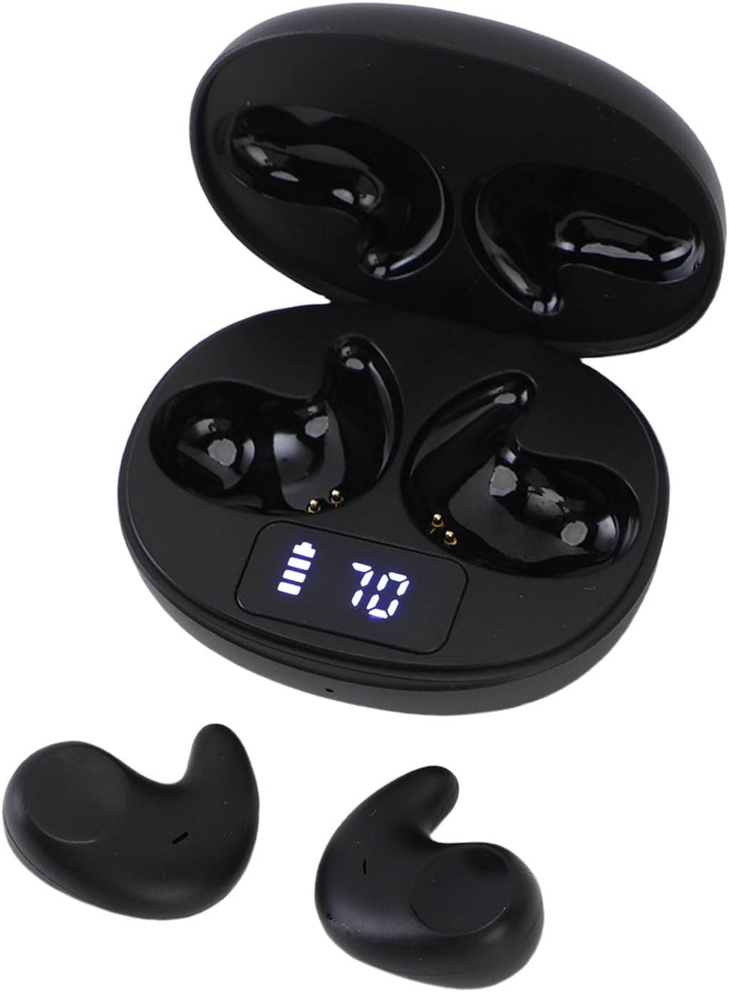 Yechiry Sleeping Earbuds, 5.4, Comfortable Wireless in Ear Headphones for Side Sleepers, Clear Calls with Noise Cancelling Mic image number 5