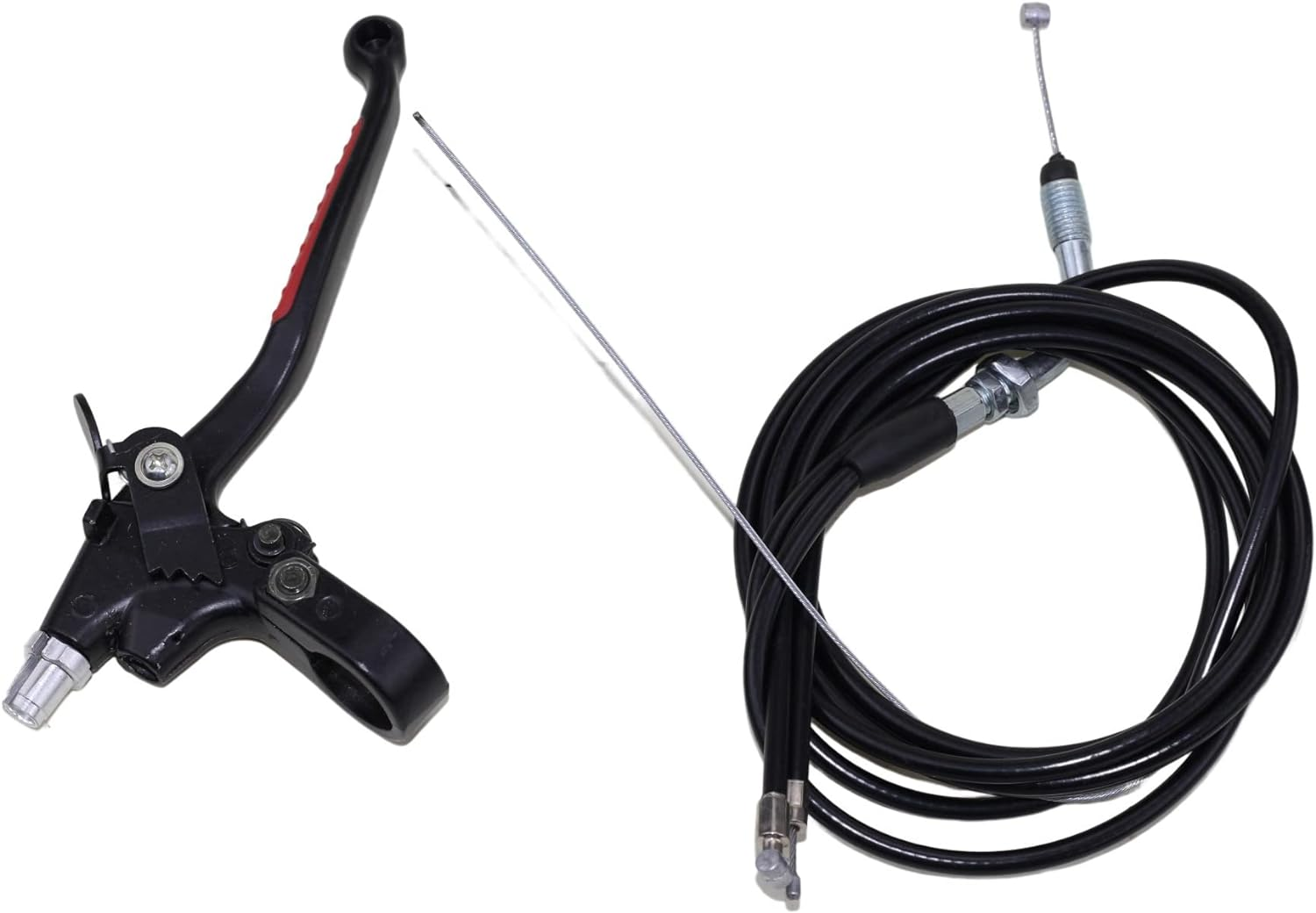 7/8" 22Mm Thumb Throttle Cable with Dual Brake Lever Kits Compatible for 50Cc 90Cc 150Cc 250Cc ATV Quad Roketa Taotao Sunl Kazuma Go Kart image number 1
