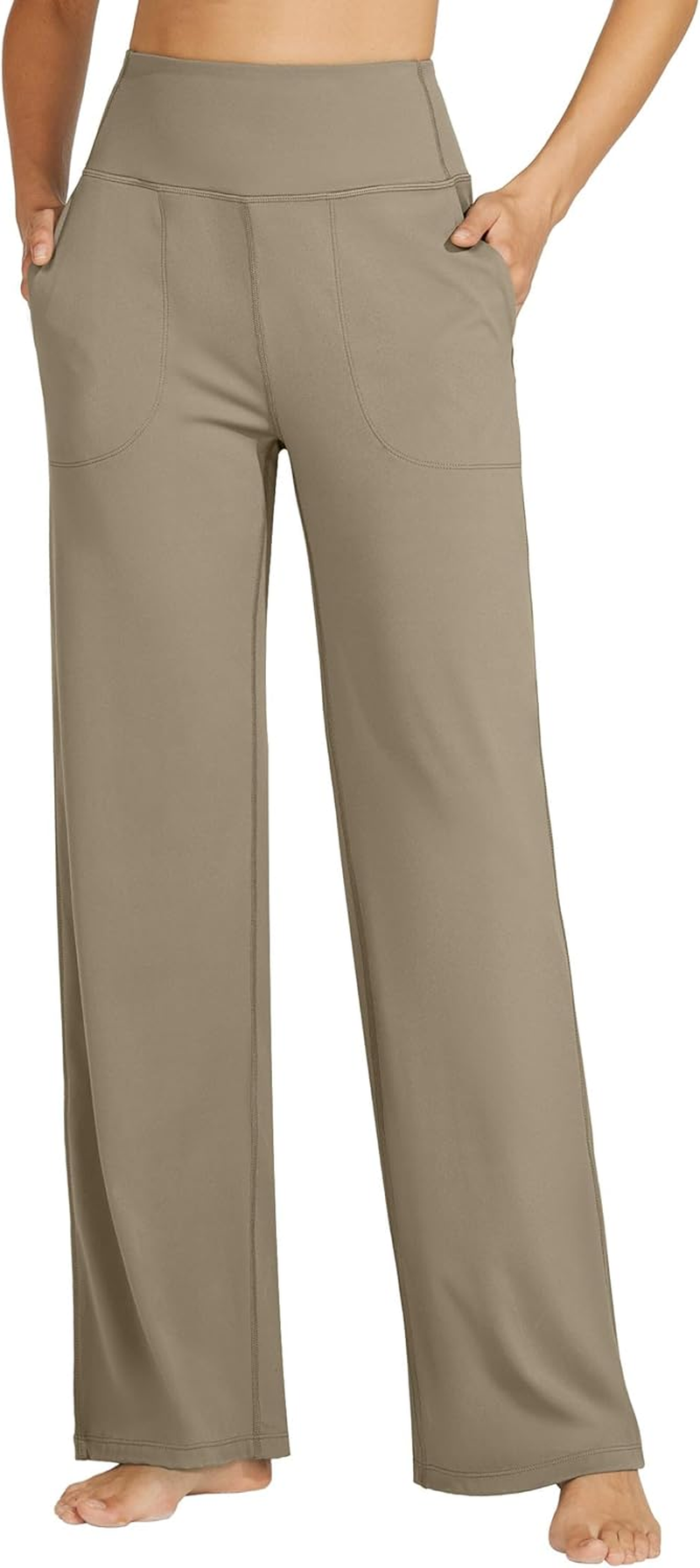 WILLIT Women'S Wide Leg Yoga Pants with Pockets High Waist Comfy Soft Comfy Casual Lounge Pants 28"/30"