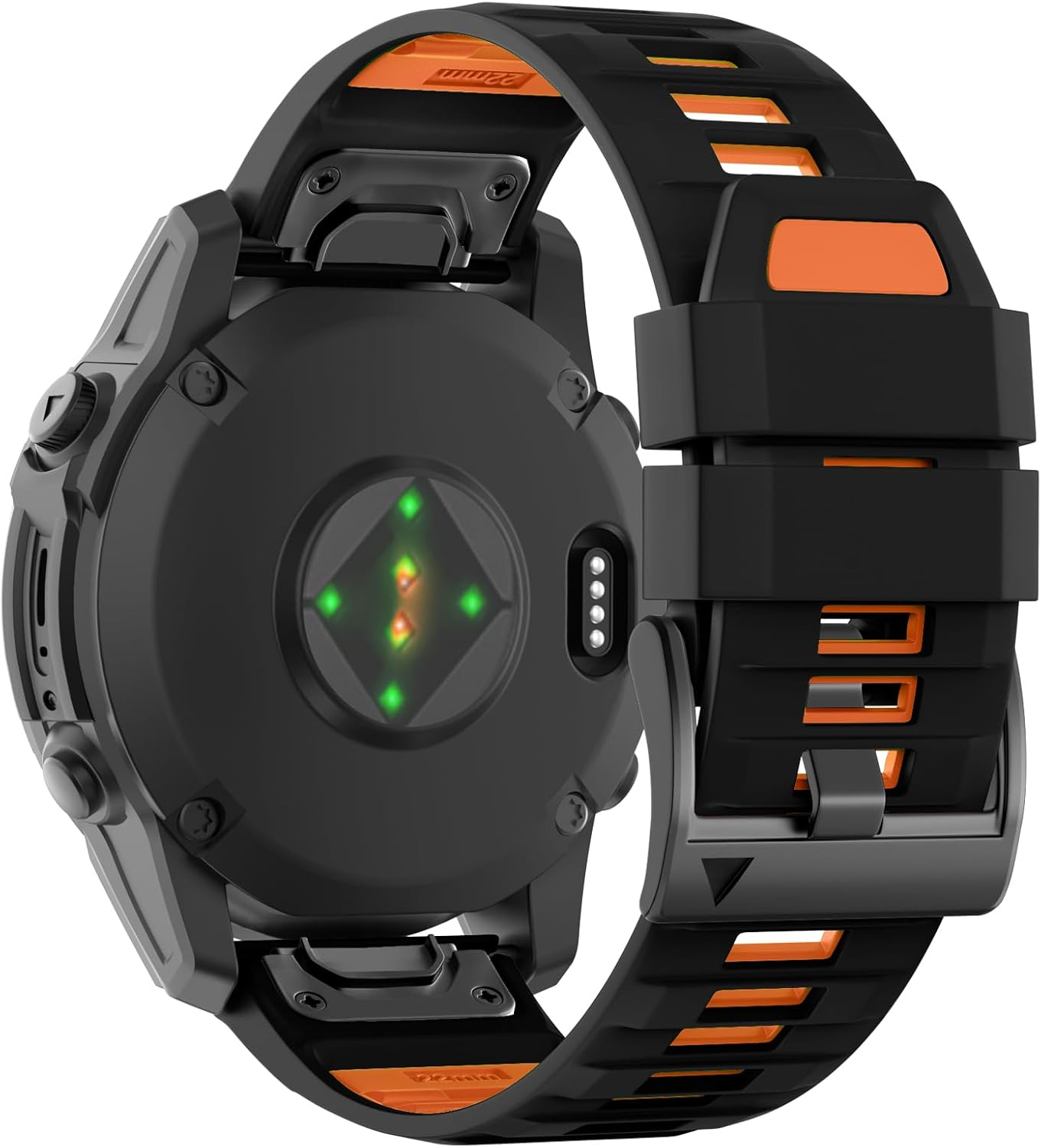 U-LIMVE Watch Band for Garmin Fenix 8 47Mm/Fenix 7 Pro/Fenix 7/Fenix 6 Pro/Fenix 6/Fenix 5/Epix Pro 47Mm/Fenix E, 22Mm Silicone Quickfit Band for Garmin Forerunner 965/955/945/935/745