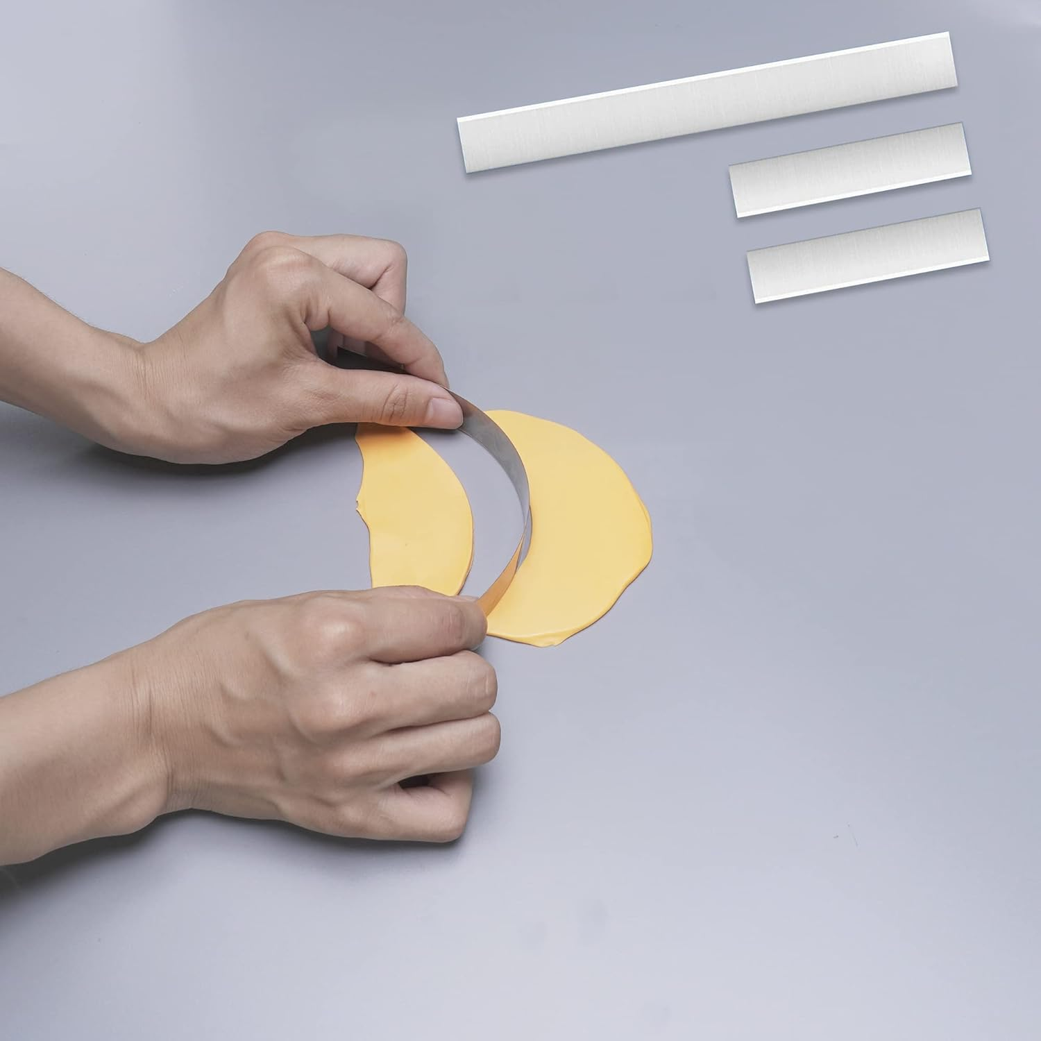 12 Pieces Polymer Clay Cutter Tools Acrylic Roller Pin for Sculpting Craft Shaping Knife Ceramic Cutters Slicer Kit Clear Rectangle Sheet Press Board Wire Texture Set Needle Detail Modelling Supplies1 image number 2