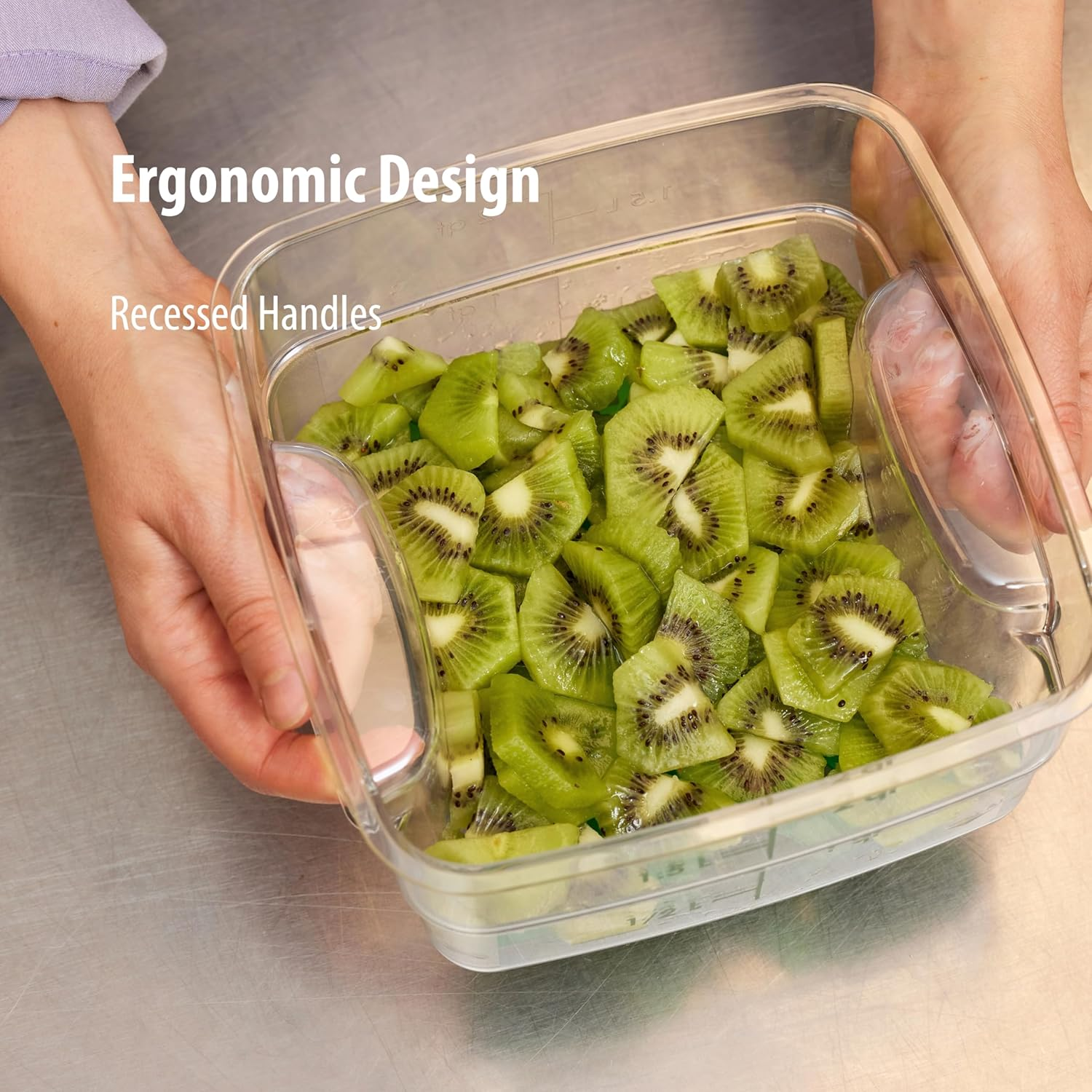 Cambro Polycarbonate Square Food Storage Container, 3.8 Litre Capacity image number 3