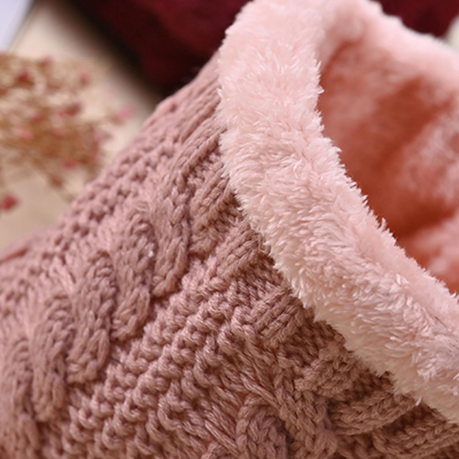 AWOCAN Women Winter Neck Warmer Scarf Warm Neck Gaiter Thick Windproof Scarf Ski Face Mask Scarves for Men image number 4