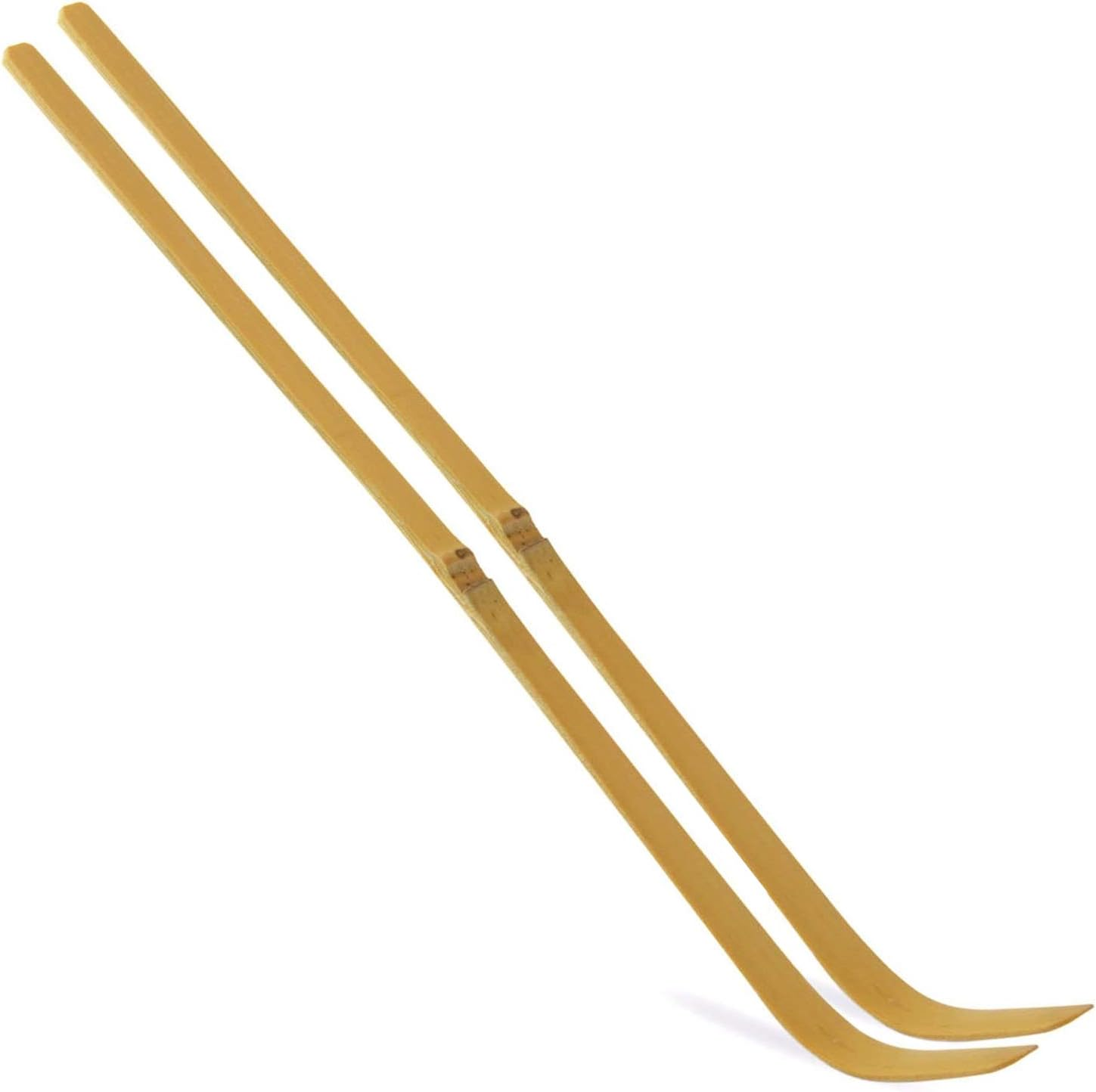 Japanese Chashaku | 2 Pcs X Bamboo Matcha Scoop (Gold & Black Bamboo) for Measuring Matcha Green Tea Powder | Spoon for Traditional Tea Ceremony