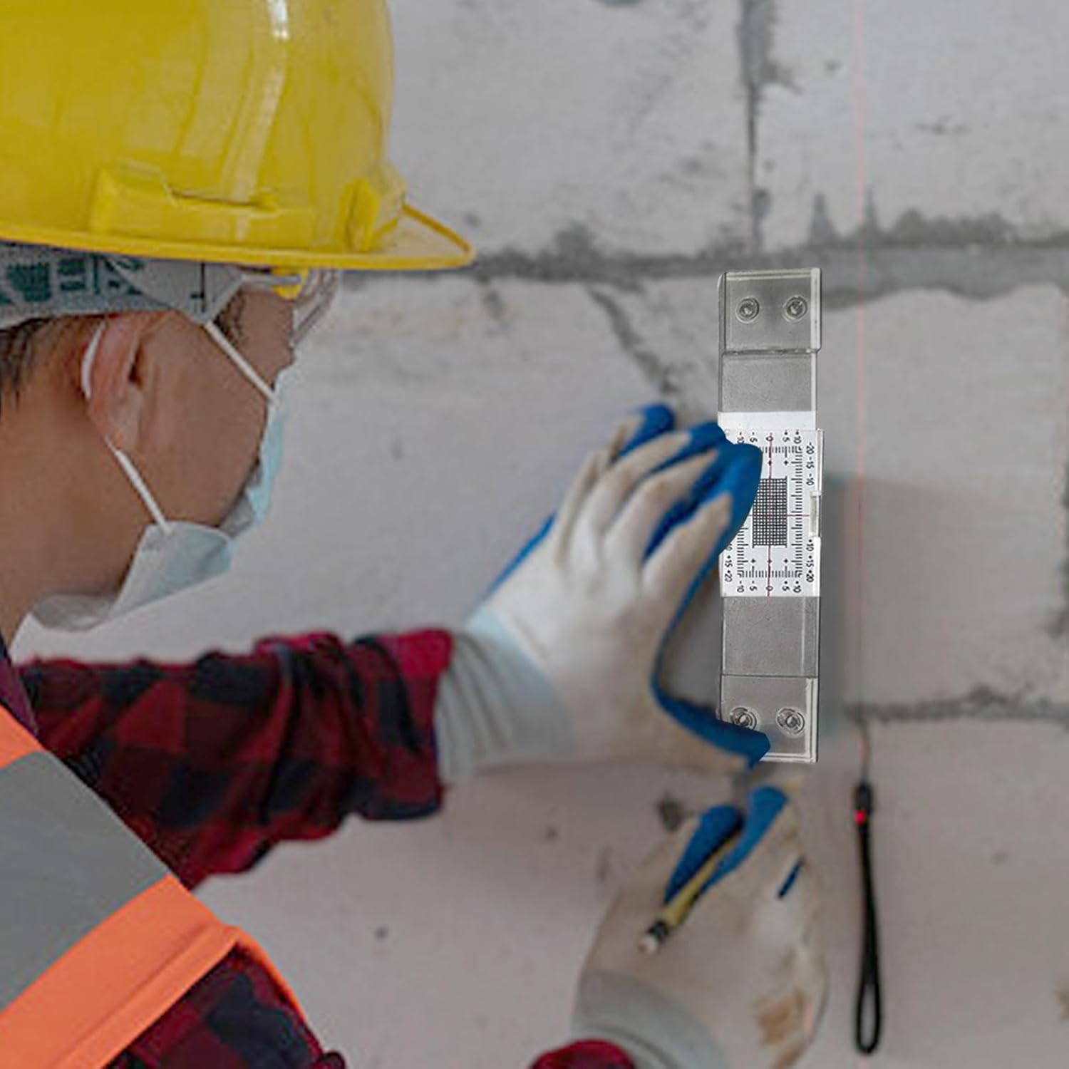 Cracks Monitor - Acrylic Cracks Monitoring Record | Tell-Tale Cracks Gauge Inspection Tool | Cracks Monitoring Record Tell-Tal Cracks Monitor | Cracks Measure and Record Instrument for Monitoring Wall image number 6