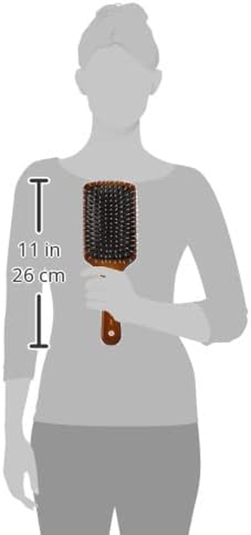 Hercules S&auml;gemann 9047 Paddle Brush Large 11-Rows image number 3