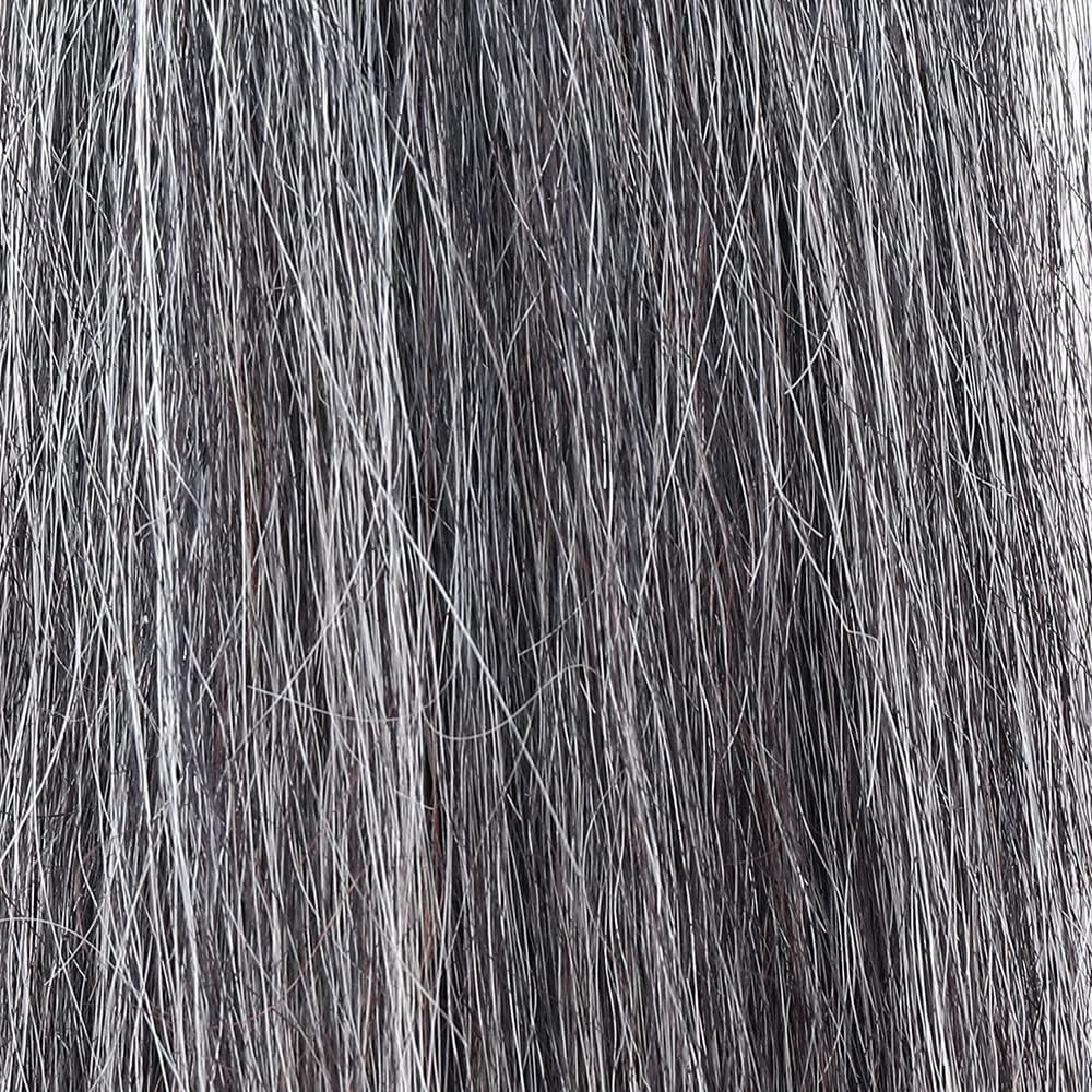 Horse False Tail Wig Tail Extensions, 71Cm - 76Cm Long and Single Thickness 170G (Dark Grey) - Dark Grey image number 6
