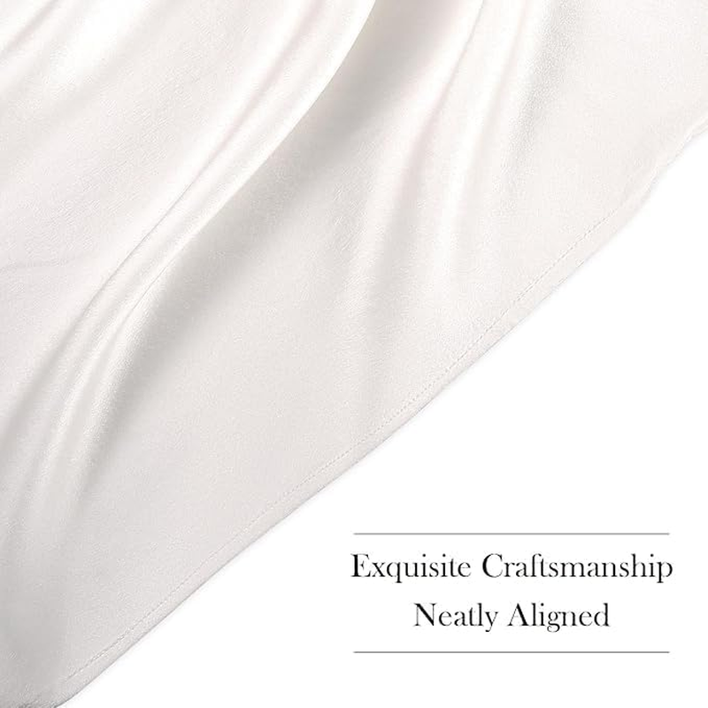 DAISYSILK 100% Silk Pocket Square for Men, Soft Men&rsquo;S Handkerchief Pocket Square, Christmas, 12"X12" - Burgundy image number 4