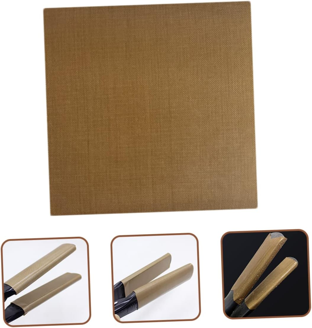 FOYTOKI 10Pcs Heat Insulation Hair Curler Sticker Hair Straightener Decal Thermal for Curling Iron Flat Iron Portable image number 5