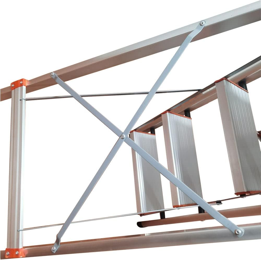 3 Step Aluminium Multi-Purpose Folding Ladder Light Weight Non Slip Platform image number 1