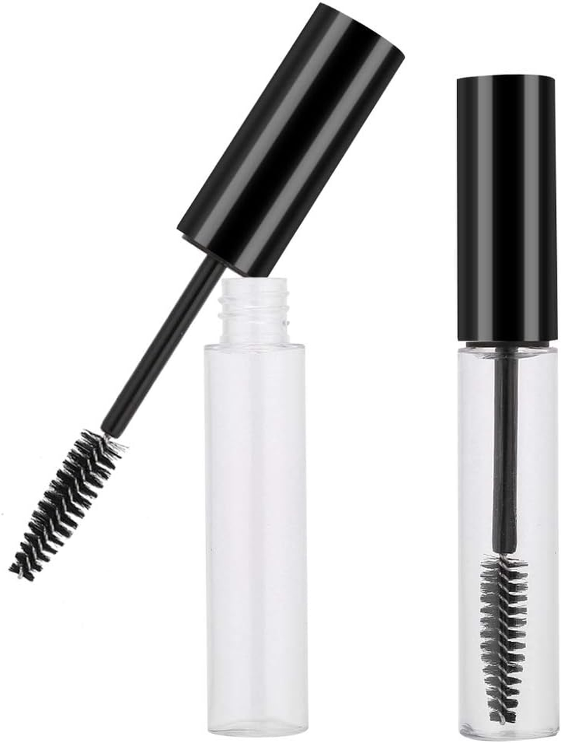 Xiuganpo 10Ml Empty Mascara Tube Durable Eyelash Wand Container for Makeup Artist Eco-Friendly Material (10Ml Black Cap) image number 4