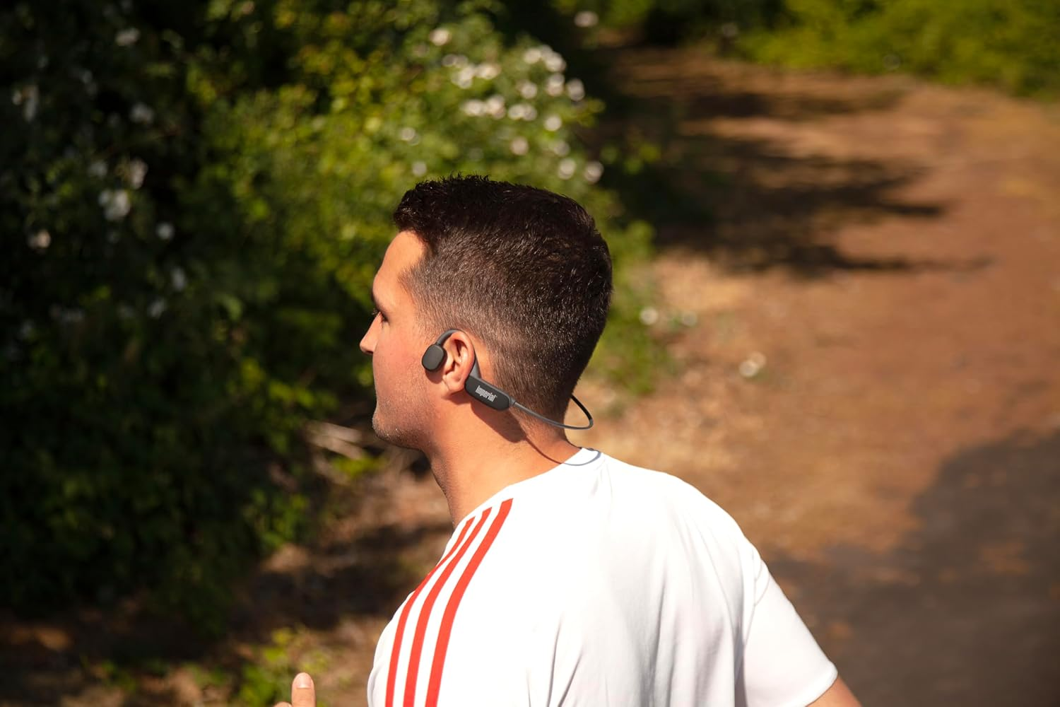 Imperial Blutc Active 2 Bone Sound Headphones (Bone Conduction, Bluetooth 5.3, 32GB Memory, 11 Hours Playtime, Sweat Resistant) - Black image number 6