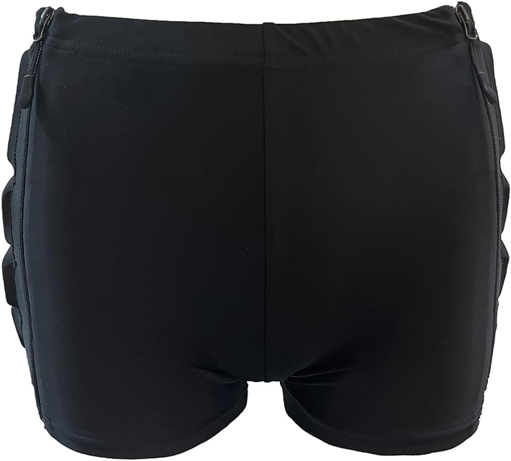 Topeter Protective Padded Shorts for Skating, Snowboard Impact Short Pants for Ski, Hip Butt Protector Pads for Kids