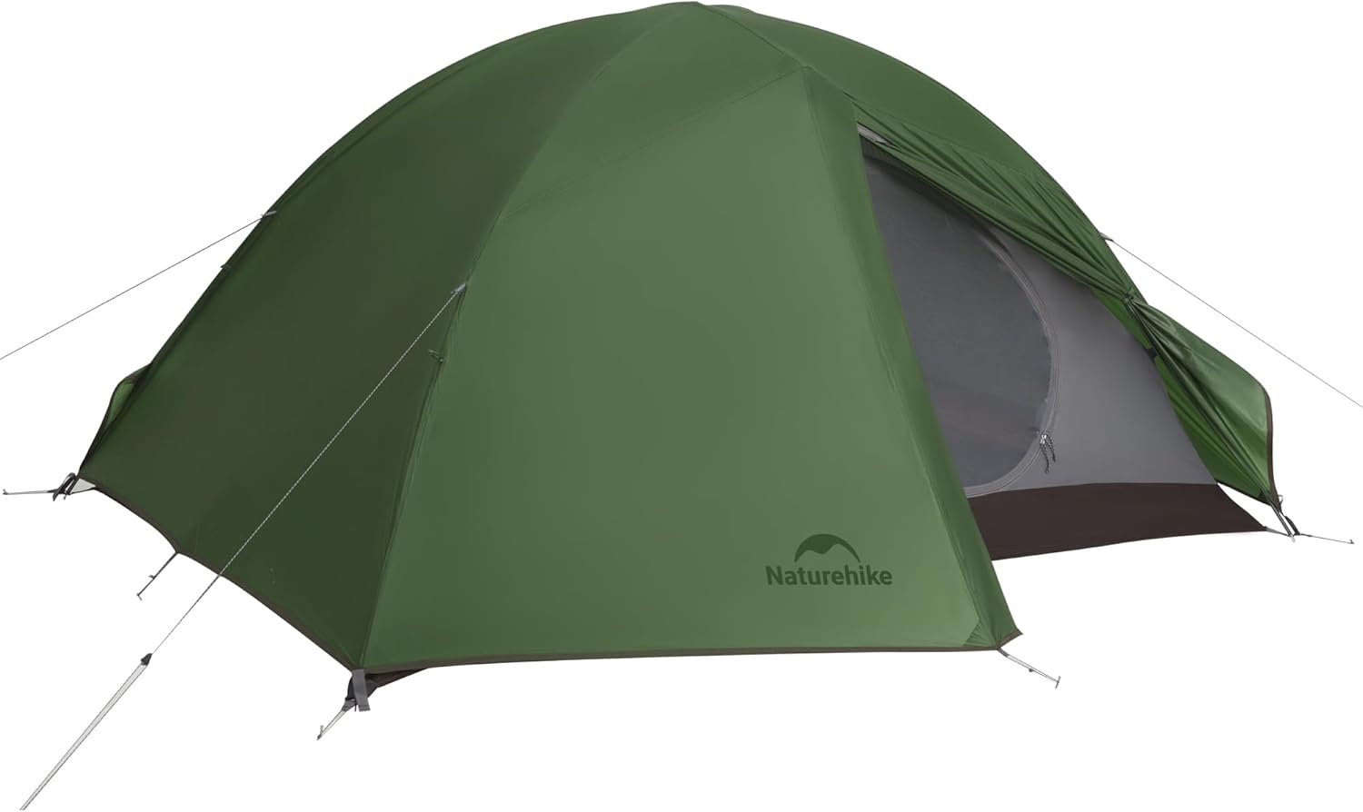 Naturehike 4 Season 2 Person Tent, All Seasons Use Camping Tent, Double Layer Waterproof Hiking Tent (Green) image number 6