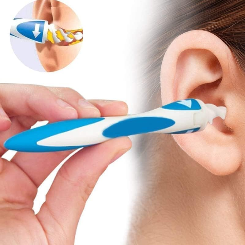 Earwax Remover Tool,Reusable Earwax Removal Kit Safe Ear Cleaner with 16 Pcs Soft and Flexible Replaceme image number 6