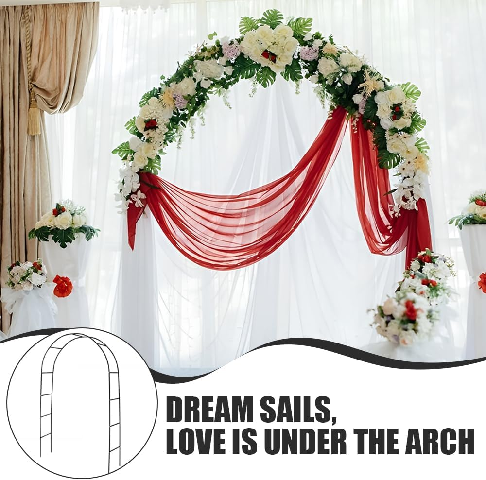 Metal Wedding Arch,Outdoor Garden Arbor,Garden Arch Trellis,Arched Background Bracket,Party Decoration Rack,For Party Decoration,Grape Trellises, Vine Trellises image number 5