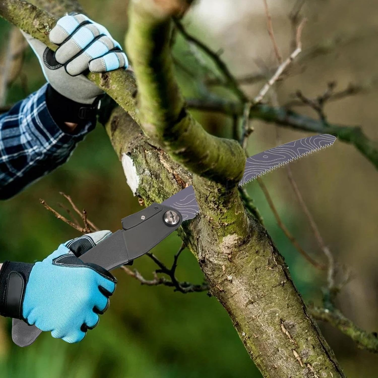 Camping Saw,Foldable Tree Trimming Hand Saw - Trimming Tools Portable Equipment for Gardening Outdoor Adventure Gardener Yard Logging Branch Bushcraft Carpentry image number 6