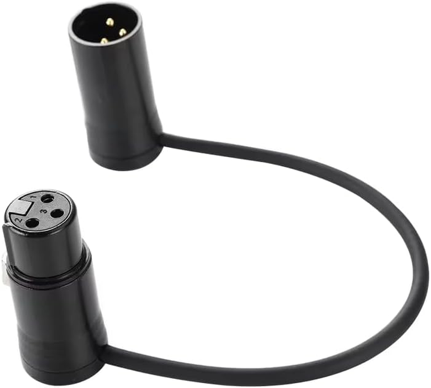 Pro-C DIY Low Profile XLR Gold 3 Pin 90 Degree Right Angle Rotateable XLR Female Connectors with Wrench for Audio Microphone - 5 Pack image number 6