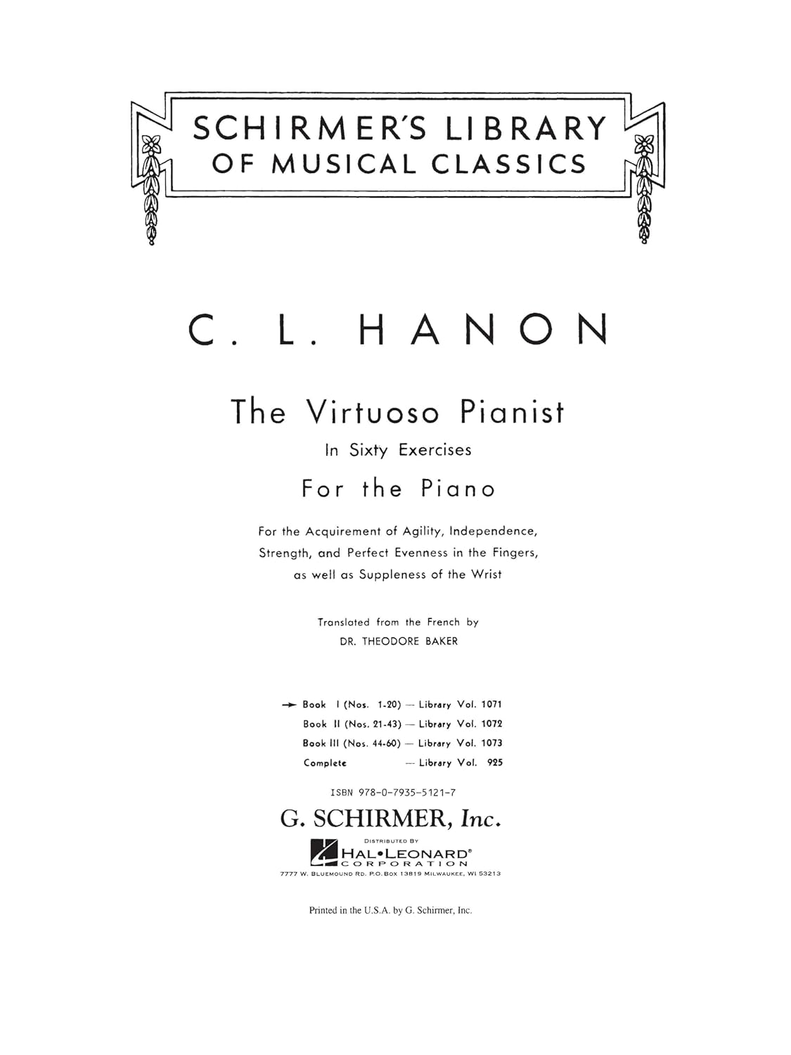 Virtuoso Pianist in 60 Exercises - Book 1: Schirmer Library of Classics Volume 1071 Piano Technique image number 3