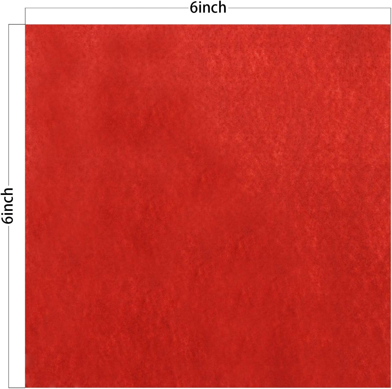 Shapenty 40 Assorted Colors 1MM Thick Small Felt Fabric Sheet Pieces Nonwoven Patchwork Sewing Felt Squares Pack for Kids Adult DIY Art Craft Project, 40PCS (40 Colors, 6 X 6 Inch)